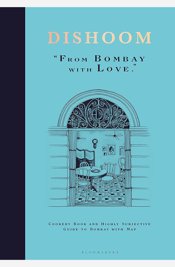 Book cover of Dishoom by Shamil Thakrar, Kavi Thakrar, Naved Nasir at Wild and the Sage, Galle, Sri Lanka