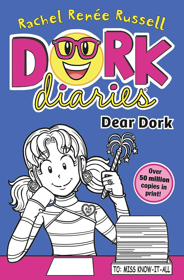 Book cover of Dork Diaries: Dear Dork by Rachel Renée Russell at Wild and the Sage, Galle, Sri Lanka