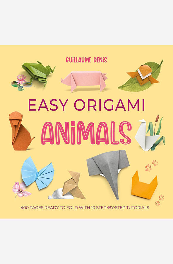 Book cover of Easy Origami Animals by Guillaume Denis at Wild and the Sage, Galle, Sri Lanka