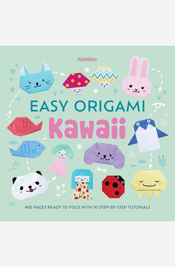 Book cover of Easy Origami Kawaii by Kamika Isai at Wild and the Sage, Galle, Sri Lanka