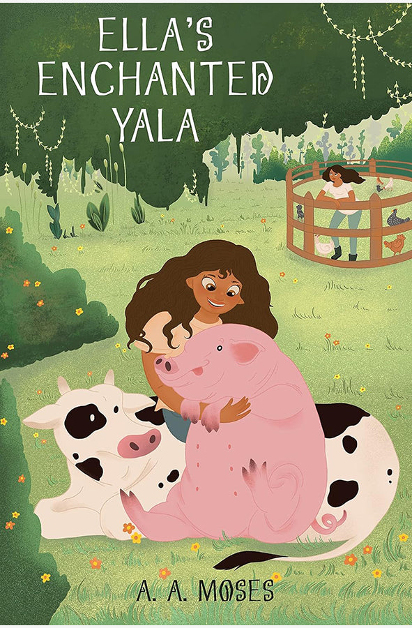 Book cover of Ella’s Enchanted Yala by A A Moses at Wild and the Sage, Galle, Sri Lanka
