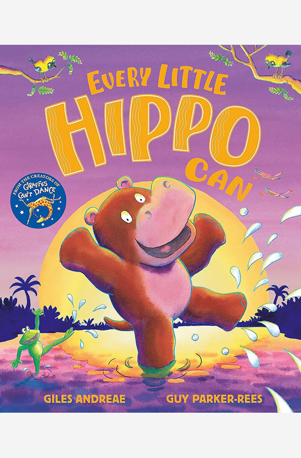 Book cover of Every Little Hippo Can by Giles Andreae at Wild and the Sage, Galle, Sri Lanka