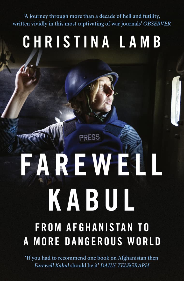 Book cover of Farewell Kabul by Christina Lamb at Wild and the Sage, Galle, Sri Lanka