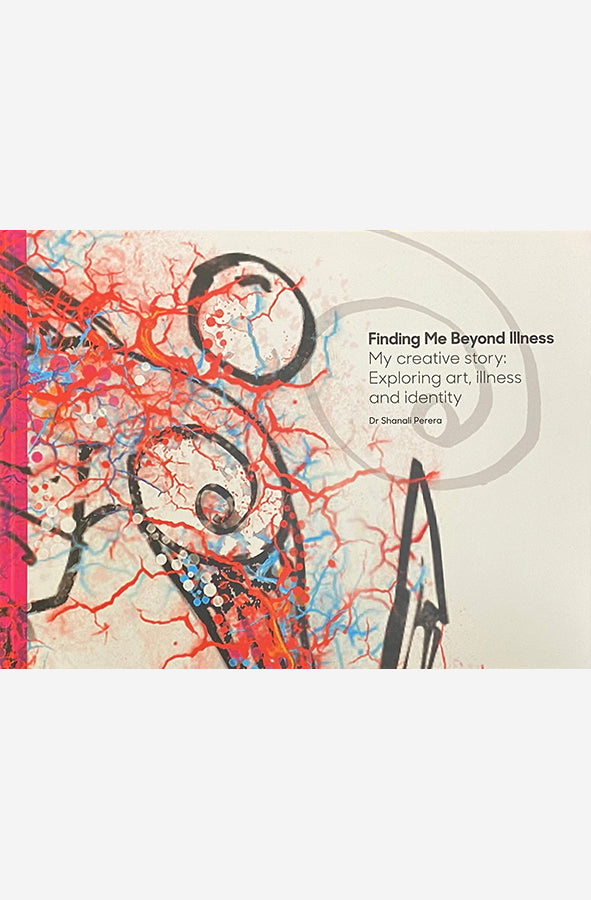 Book cover of Finding Me Beyond Illness by Shanali Perera at Wild and the Sage, Galle, Sri Lanka
