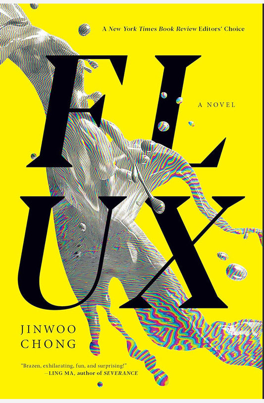Book cover of Flux by Jinwoo Chong at Wild and the Sage, Galle, Sri Lanka