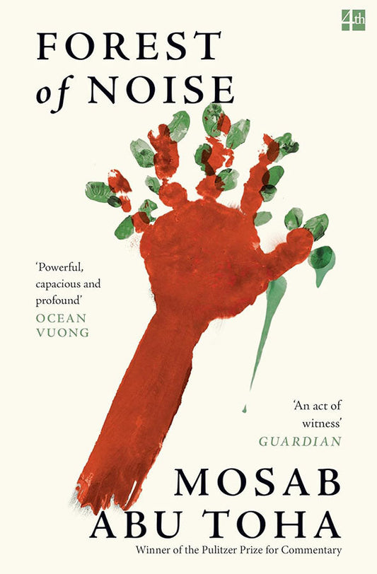 Book cover of Forest of Noise by Mosab Abu Toha at Wild and the Sage, Galle, Sri Lanka