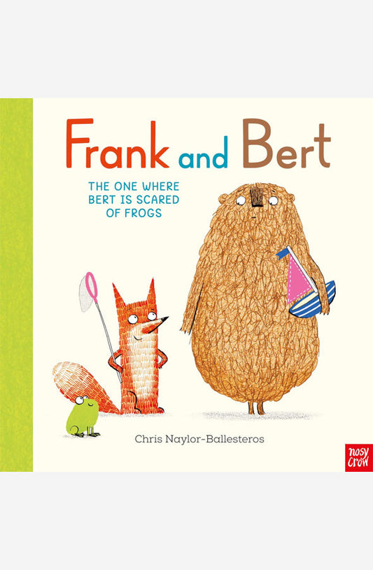 Book cover of Frank and Bert: The One Where Bert is Scared of Frogs by Chris Naylor-Ballesteros at Wild and the Sage, Galle, Sri Lanka