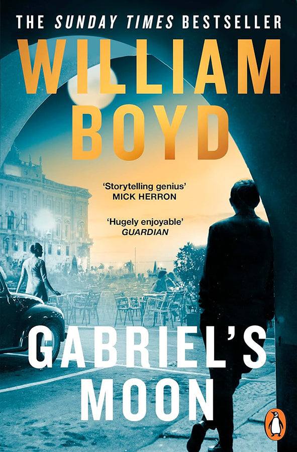 Book cover of Gabriel's Moon by William Boyd at Wild and the Sage, Galle, Sri Lanka