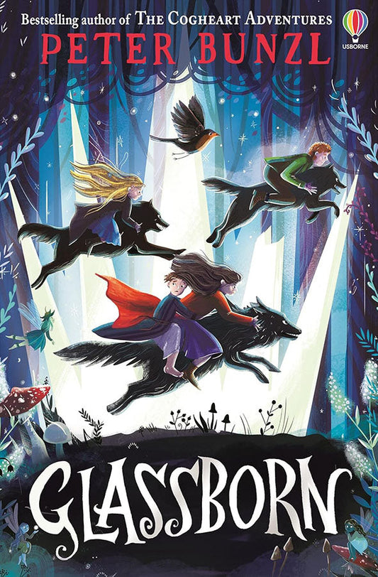 Book cover of Glassborn: Magicborn #2 by Peter Bunzl at Wild and the Sage, Galle, Sri Lanka