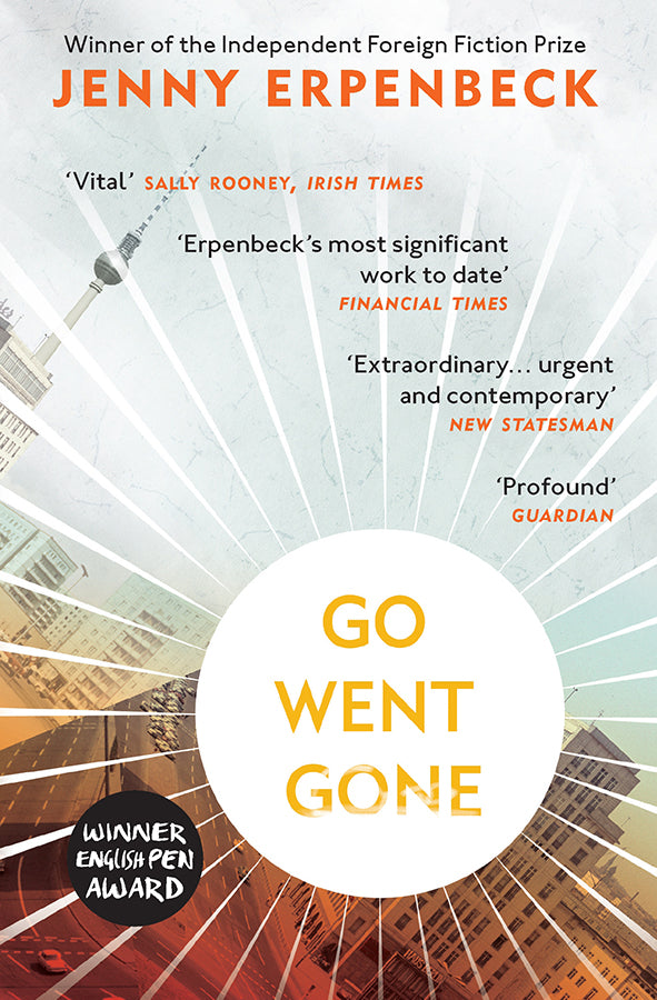 Book cover of Go, Went, Gone by Jenny Erpenbeck at Wild and the Sage, Galle, Sri Lanka