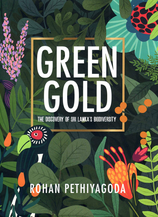 Book cover of Green Gold by Rohan Pethiyagoda at Wild and the Sage, Galle, Sri Lanka