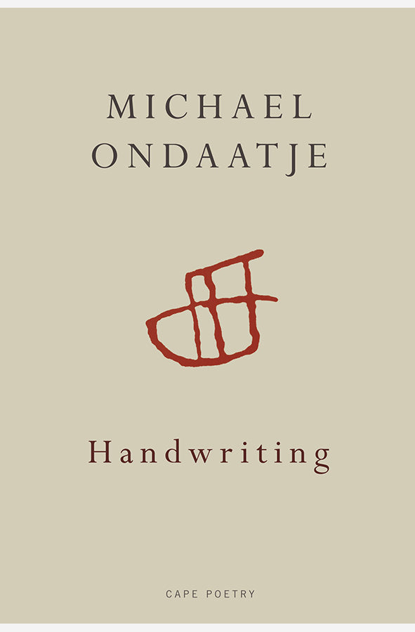 Book cover of Handwriting by Michael Ondaatje at Wild and the Sage, Galle, Sri Lanka