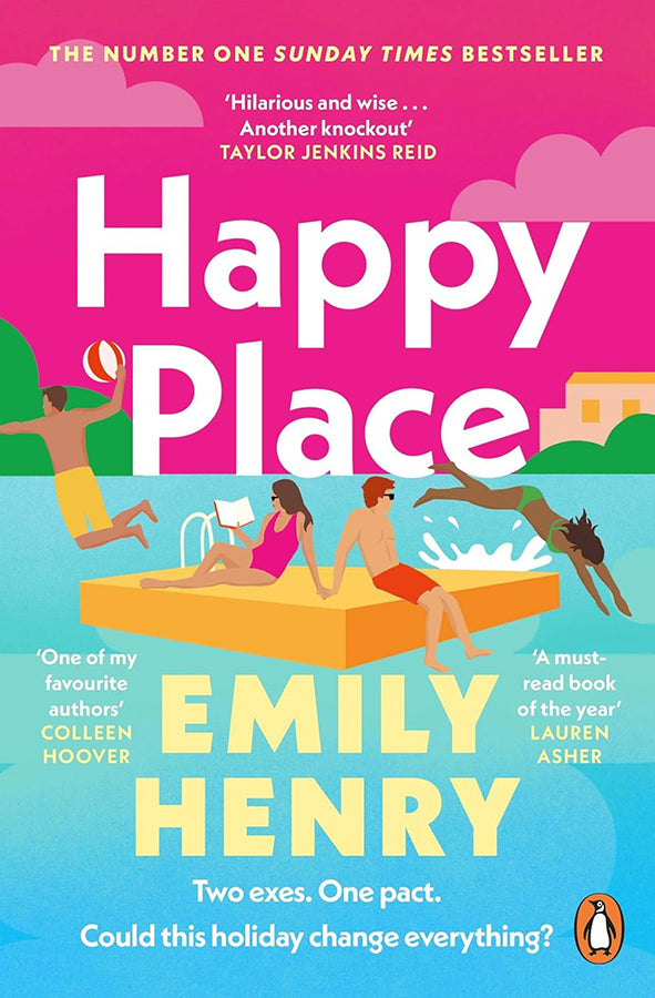 Book cover of Happy Place by Emily Henry at Wild and the Sage, Galle, Sri Lanka