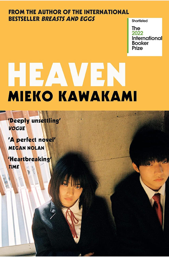 Book cover of Heaven by Mieko Kawakami at Wild and the Sage, Galle, Sri Lanka