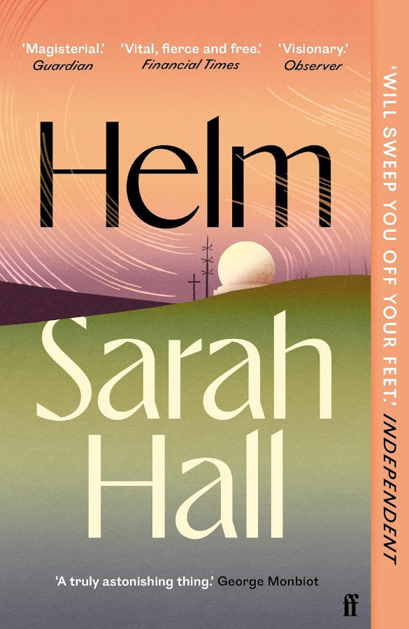 Book cover of Helm by Sarah Hall at Wild and the Sage, Galle, Sri Lanka