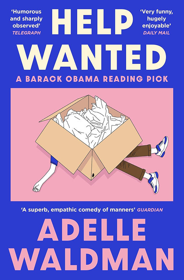 Book cover of Help Wanted by Adelle Waldman at Wild and the Sage, Galle, Sri Lanka