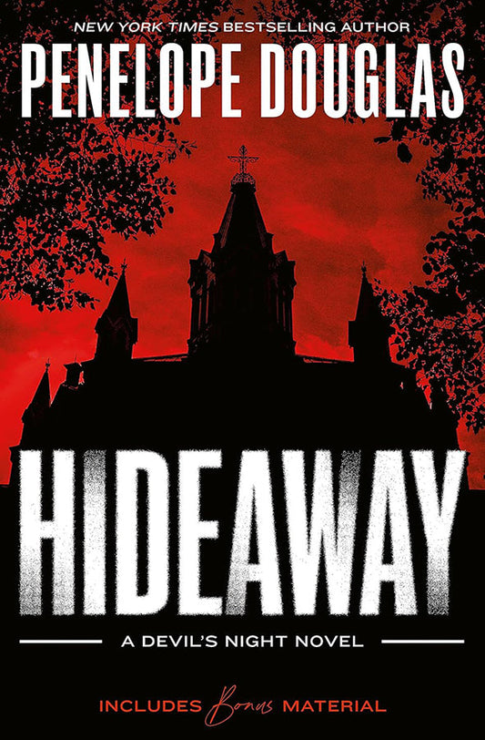 Book cover of Hideaway: Devil's Night by Penelope Douglas at Wild and the Sage, Galle, Sri Lanka