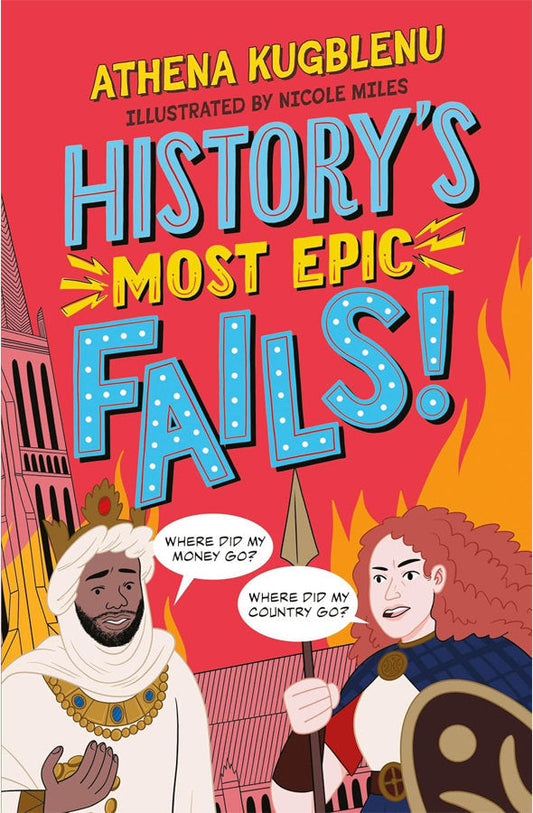 Book cover of History's Most Epic Fails by Athena Kugblenu at Wild and the Sage, Galle, Sri Lanka