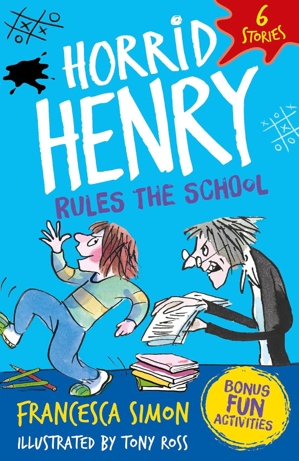 Book cover of Horrid Henry: Rules the School by Francesca Simon
 at Wild and the Sage, Galle, Sri Lanka