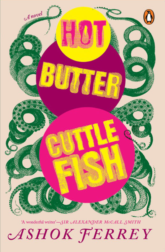 Book cover of Hot Butter Cuttlefish by Ashok Ferrey at Wild and the Sage, Galle, Sri Lanka