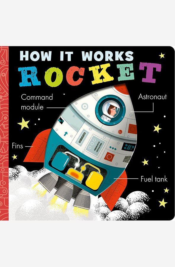 Book cover of How it Works: Rocket by Amelia Hepworth at Wild and the Sage, Galle, Sri Lanka