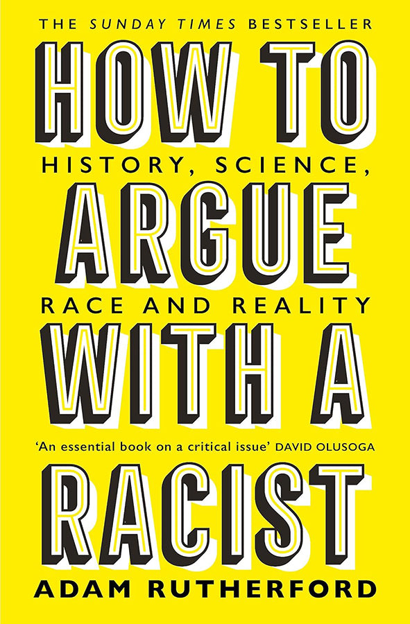 Book cover of How to Argue With a Racist by Adam Rutherford at Wild and the Sage, Galle, Sri Lanka