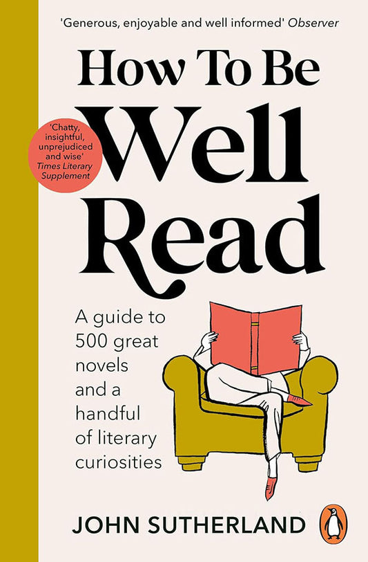 Book cover of How to Be Well Read by John Sutherland at Wild and the Sage, Galle, Sri Lanka