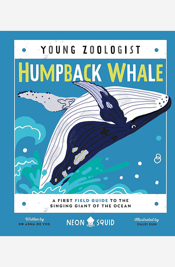 Book cover of Humpback Whale (Young Zoologist) by Asha de Vos at Wild and the Sage, Galle, Sri Lanka
