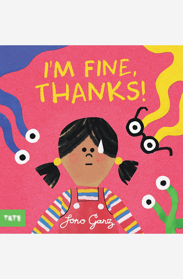 Book cover of I’m Fine, Thanks! by Jono Ganz at Wild and the Sage, Galle, Sri Lanka