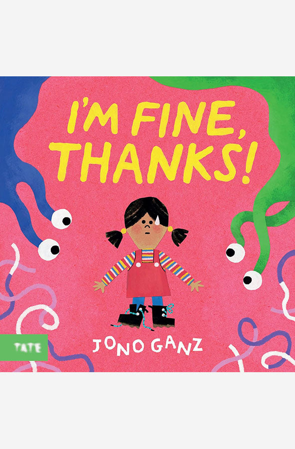 Book cover of I’m Fine, Thanks! by Jono Ganz at Wild and the Sage, Galle, Sri Lanka