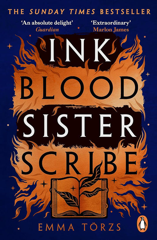 Book cover of Ink Blood Sister Scribe by Emma T√∂rzs at Wild and the Sage, Galle, Sri Lanka