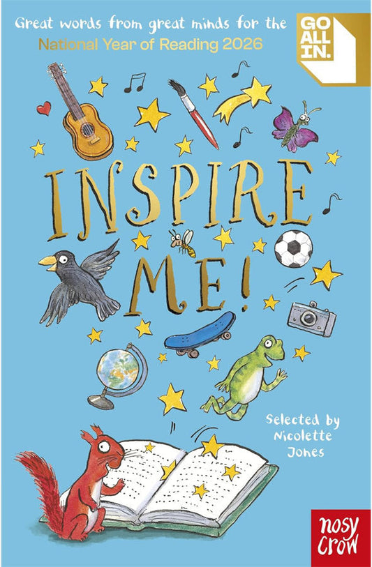 Book cover of Inspire Me! by Nicolette Jones at Wild and the Sage, Galle, Sri Lanka