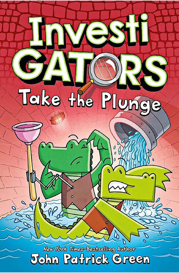 Book cover of Investigators: Take the Plunge by John Patrick Green at Wild and the Sage, Galle, Sri Lanka