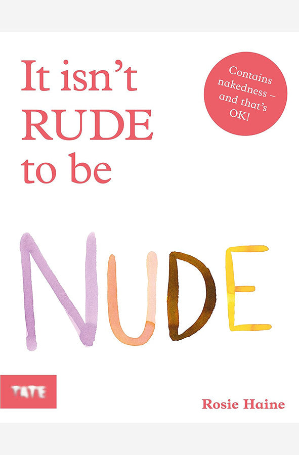 Book cover of It Isn't Rude to Be Nude by Rosie Haine at Wild and the Sage, Galle, Sri Lanka