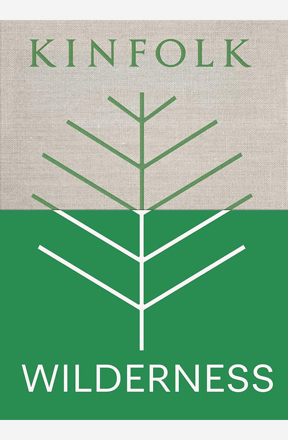 Book cover of Kinfolk Wilderness by John Burns at Wild and the Sage, Galle, Sri Lanka