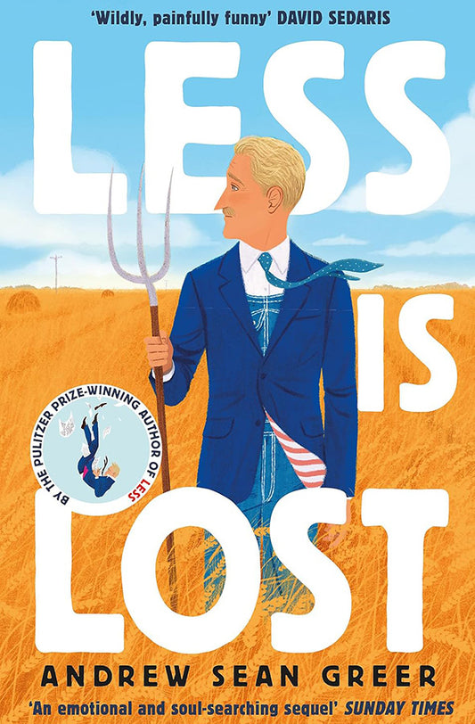 Book cover of Less is Lost by Andrew Sean Greer at Wild and the Sage, Galle, Sri Lanka