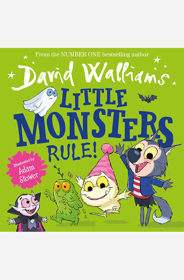 Book cover of Little Monsters Rule! by David Walliams at Wild and the Sage, Galle, Sri Lanka