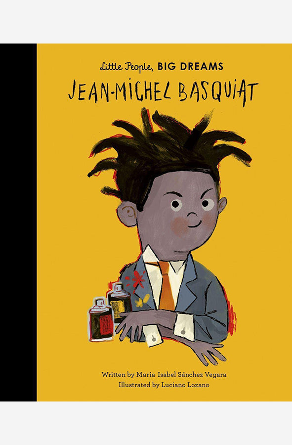 Book cover of Little People Big Dreams: Jean Michel Basquiat by Maria Isabel Sanchez Vegara at Wild and the Sage, Galle, Sri Lanka