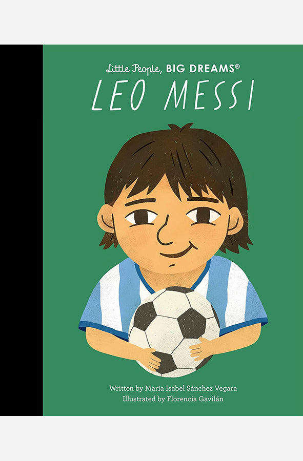 Book cover of Little People, Big Dreams: Leo Messi by Maria Isabel Sanchez Vegara at Wild and the Sage, Galle, Sri Lanka