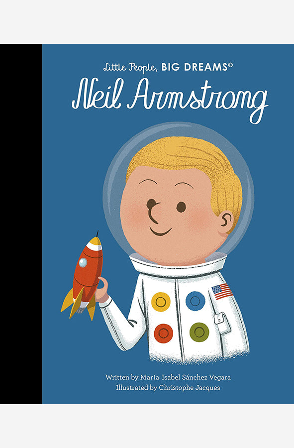 Book cover of Little People, Big Dreams: Neil Armstrong by Maria Isabel Sanchez Vegara at Wild and the Sage, Galle, Sri Lanka