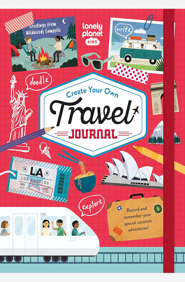 Book cover of Lonely Planet Kids Create Your Own Travel Journal by Lonely Planet Kids at Wild and the Sage, Galle, Sri Lanka