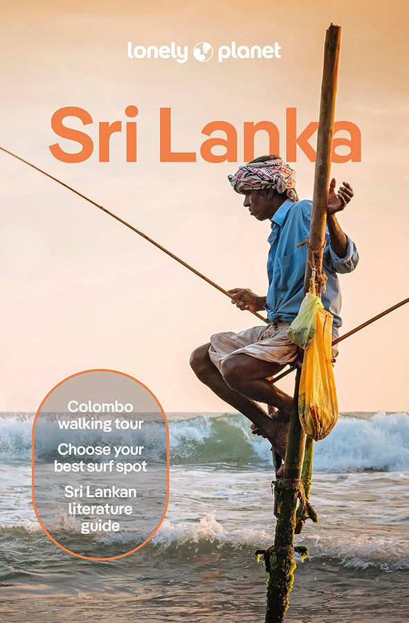 Book cover of Lonely Planet Sri Lanka by Bradley Mayhew at Wild and the Sage, Galle, Sri Lanka