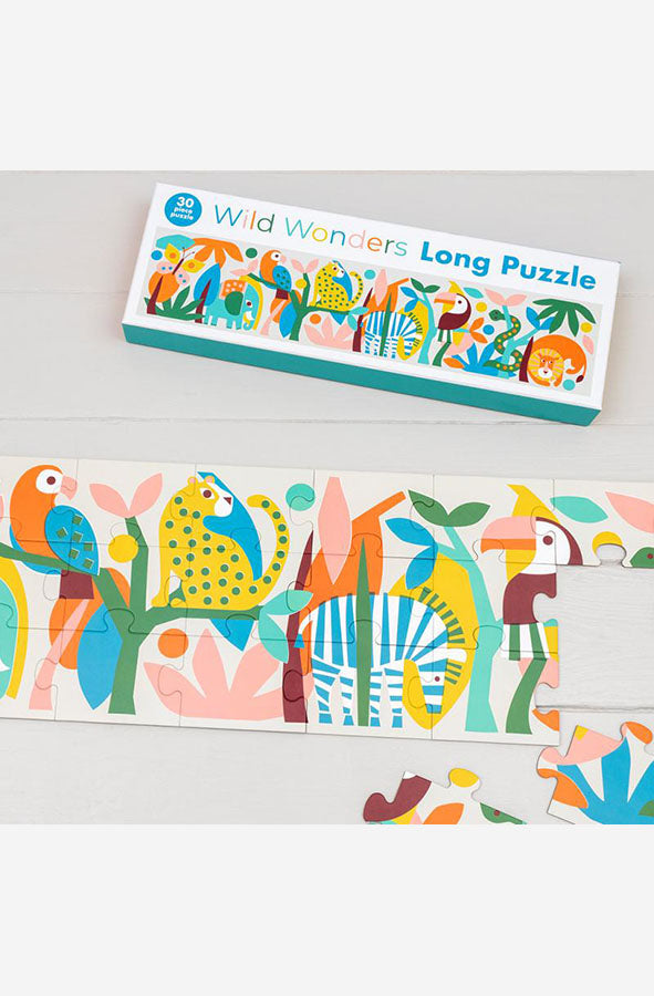 Book cover of Long puzzle (1 metre) - Wild Wonders by Rex London at Wild and the Sage, Galle, Sri Lanka