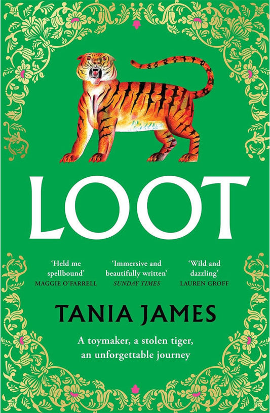 Book cover of Loot by Tania James at Wild and the Sage, Galle, Sri Lanka