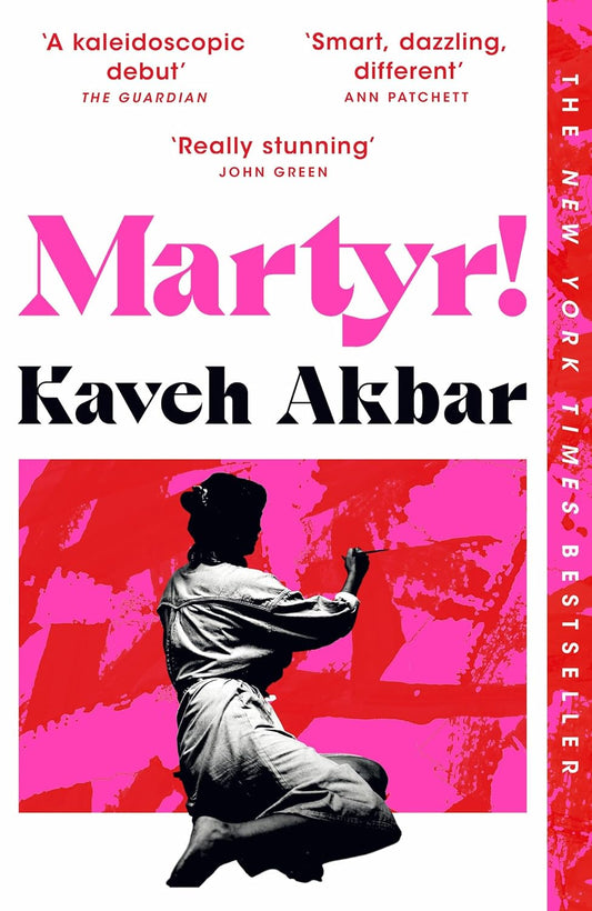 Book cover of Martyr! by Kaveh Akbar at Wild and the Sage, Galle, Sri Lanka