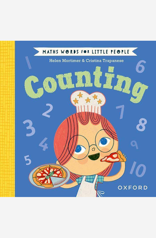 Book cover of Maths Words for Little People: Counting by Helen Mortimer at Wild and the Sage, Galle, Sri Lanka