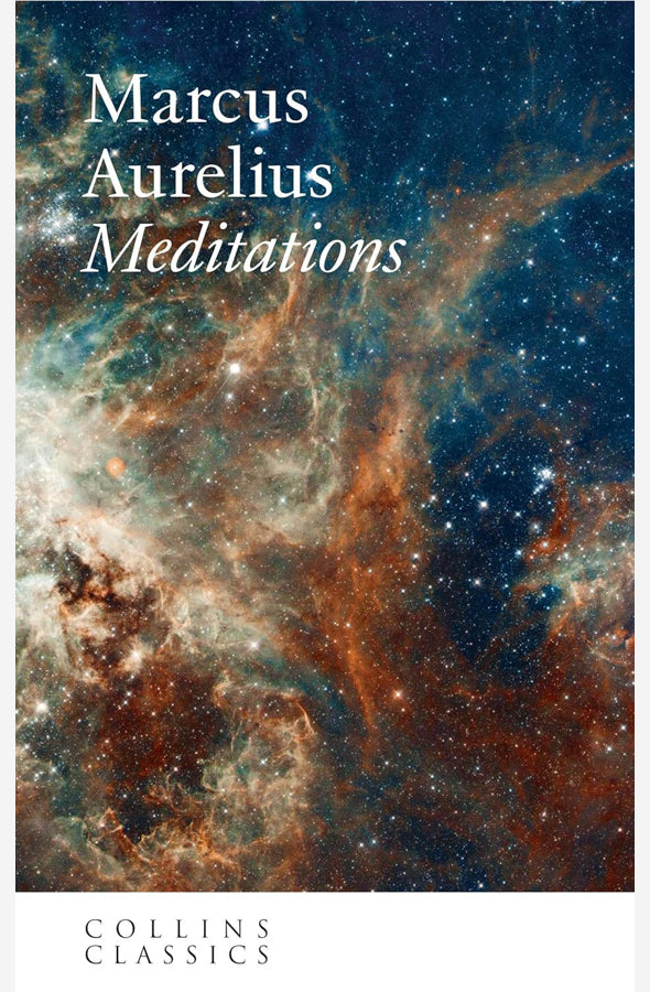 Book cover of Meditations by Marcus Aurelius at Wild and the Sage, Galle, Sri Lanka