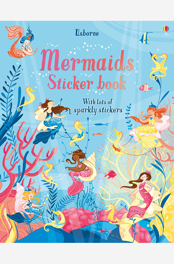 Book cover of Mermaids Sticker Book by Fiona Watt at Wild and the Sage, Galle, Sri Lanka