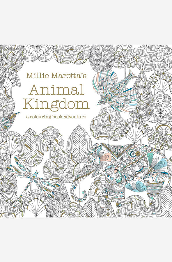 Book cover of Millie Marottas Animal Kingdom by Millie Marotta at Wild and the Sage, Galle, Sri Lanka