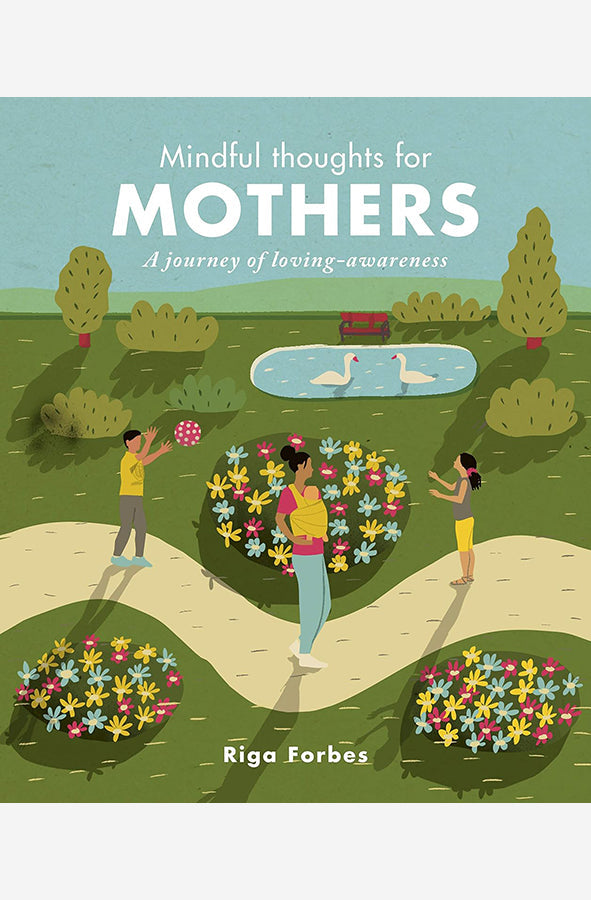 Book cover of Mindful Thoughts for Mothers by Riga Forbes at Wild and the Sage, Galle, Sri Lanka